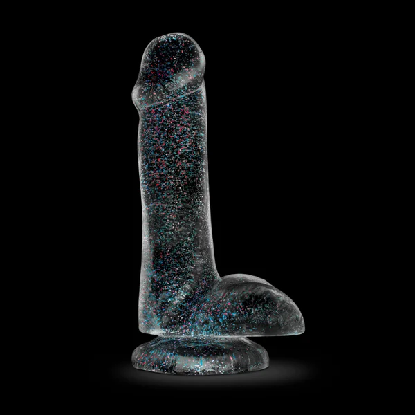 Naturally Yours - 6 Inch Glitter Cock - Sparkling Clear — image 23 of 25