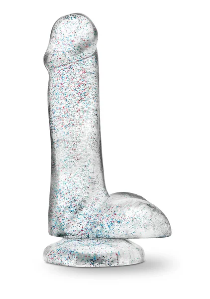Naturally Yours - 6 Inch Glitter Cock - Sparkling Clear — image 17 of 25