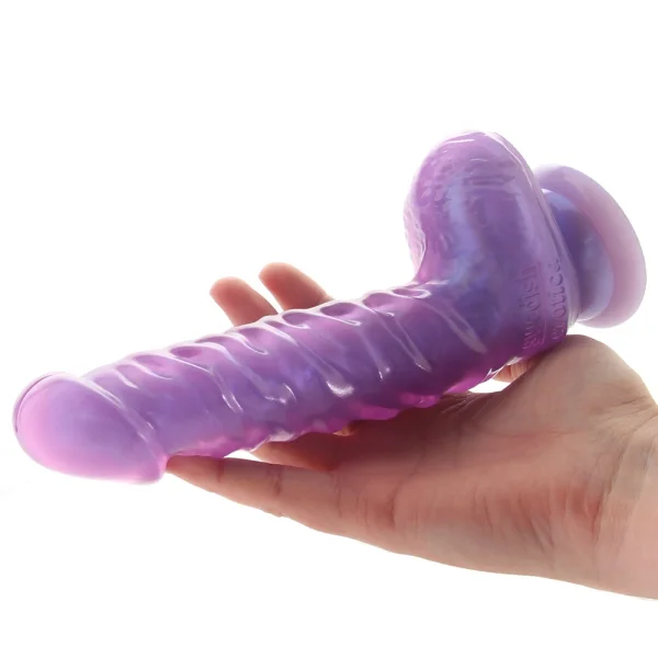 Crystal Cote 7 Inches Dong - Purple