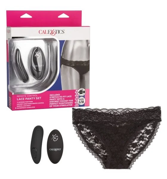 CalExotics - Remote Control Lace Panty Set - S/M