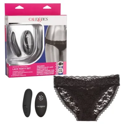 CalExotics Remote Control Lace Panty Set S M