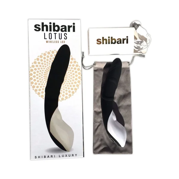 Shibari Luxury Lotus Silicone Vibe 10 Function Usb Rechargeable Waterproof Black — image 2 of 12