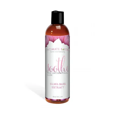 Intimate Earth Soothe Premium Antibacterial Water Based Anal Gilde 60ml
