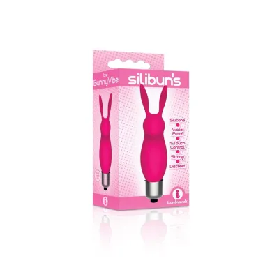 The 9 s Silibus Silicone Bunny Bullet Pink