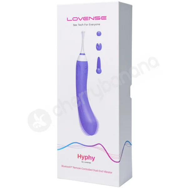 Lovense Hyphy Dual-End High-Frequency Vibrator With Attachments
