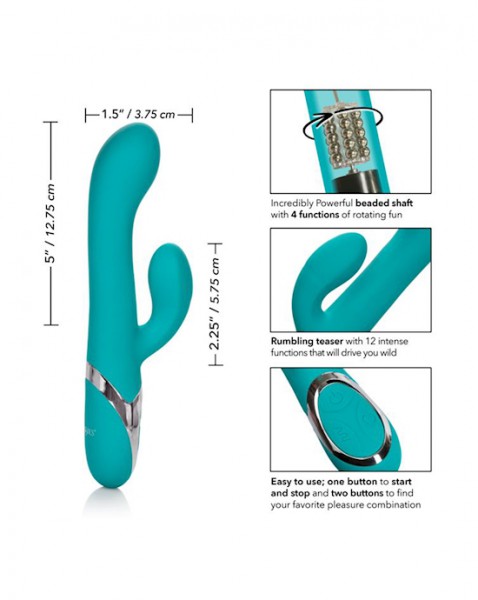 Enchanted Lover Rabbit Vibrator - Turquoise