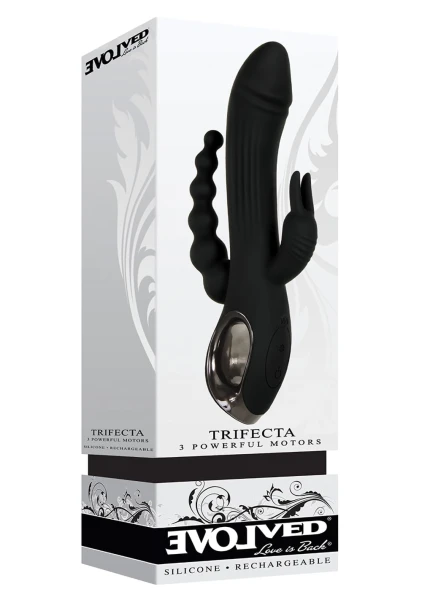 Evolved Trifecta Triple Stim Rechargeable Vibe