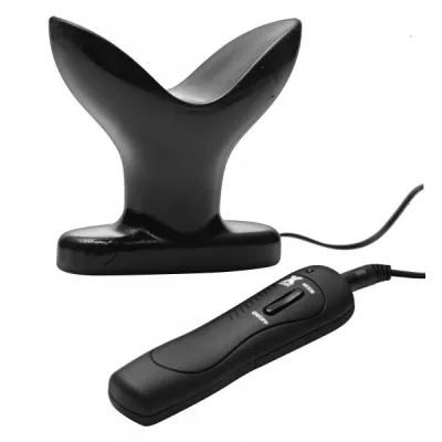 10 Mode Ass Anchor Vibrating Anal Plug Black