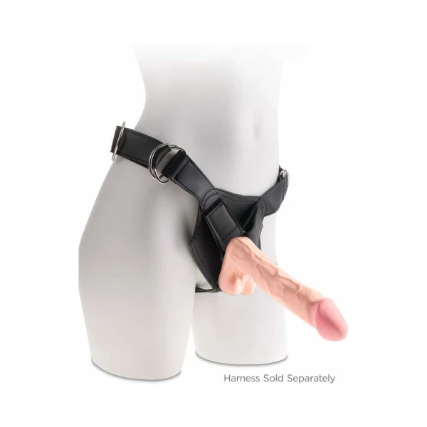 King Cock Triple Density 12 inches Dildo with Balls Beige