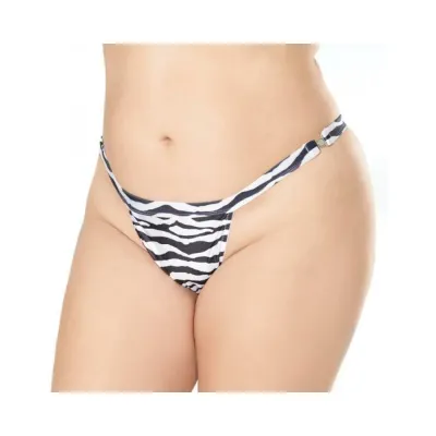 Quick release Thong Zebra Pattern Os Xl Hanging