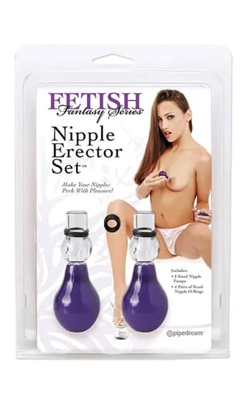 Fetish Fantasy Nipple Erector Set - Purple