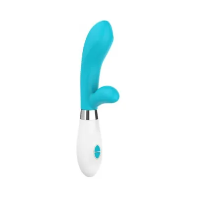 Luna Neon Achilles Ultra soft Silicone Dual Stimulator Turquoise