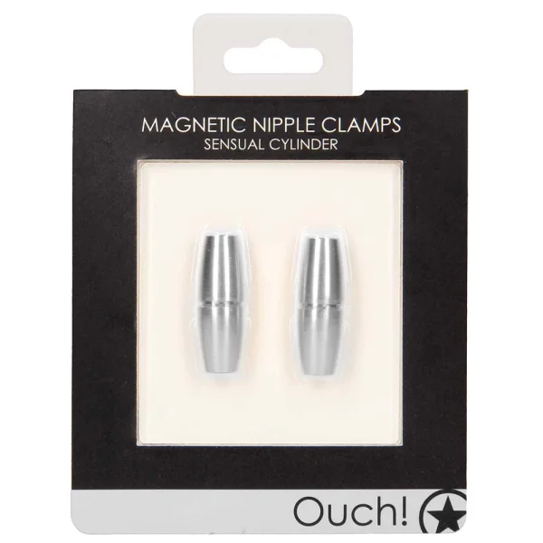 Ouch Magnetic Sensual Cylinder Nipple Clamps