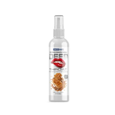 Swiss Navy Deep Throat Spray Salted Caramel 2 Fl Oz