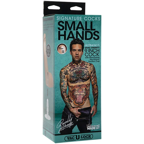 Signature Cocks - Small Hands 9 Inch Ultraskyn  Cock With Removable Vac-U-Lock Suction Cup — image 11 of 13
