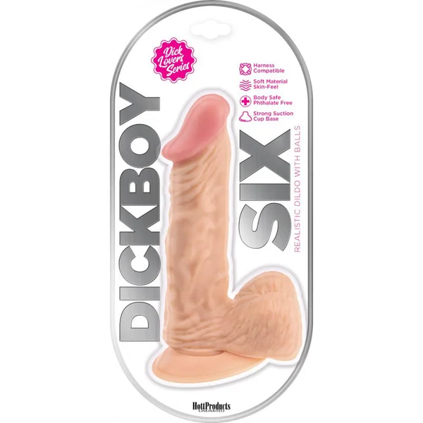Dick Boy 6 Inch Dildo - Flesh — image 3 of 3