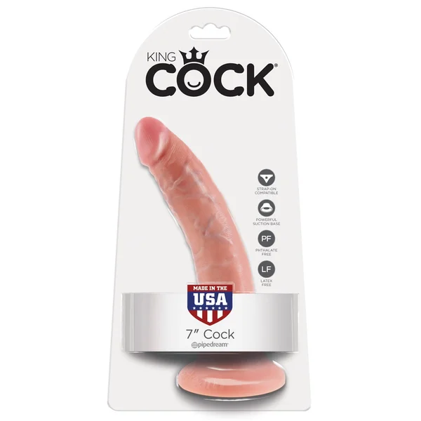 King Cock 7-Inch Cock - Flesh — image 9 of 12