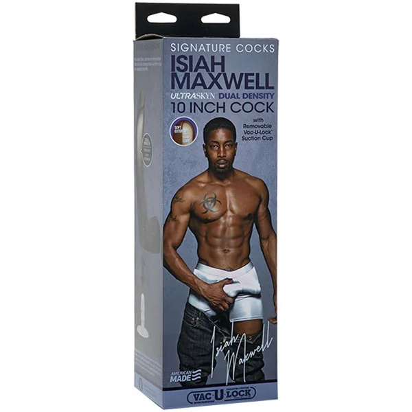 Signature Cocks - Isiah Maxwell - 10 Inch  Ultraskyn Cock With Removable Vac-U-Lock Suction  Cup — image 12 of 14