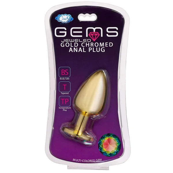 Gems Large Gold Anal Plug — image 5 of 7