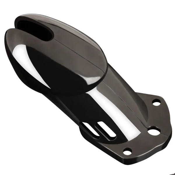 Blue Line Acrylic See-Thru Chastity Cage