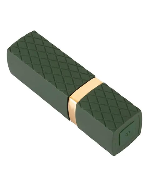 Emerald Love Luxurious Lipstick Vibrator  - Green