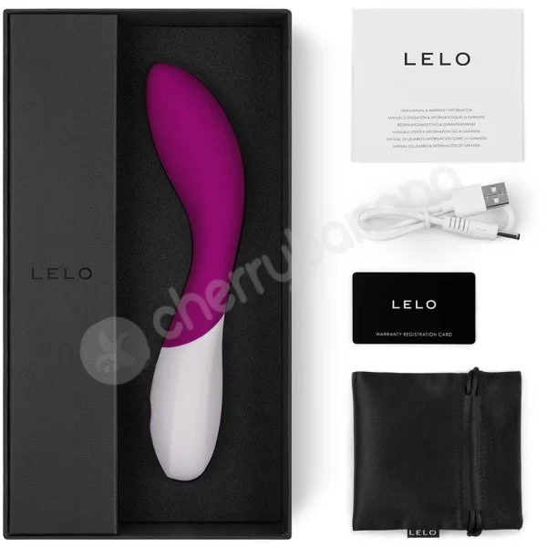 Lelo Mona Wave Deep Rose 10 Function Powerful Vibrator