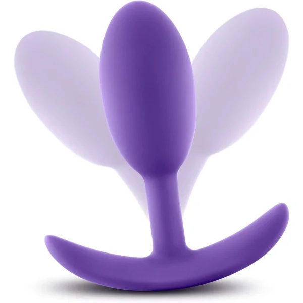 Luxe Wearable Vibra Slim Plug Medium Purple