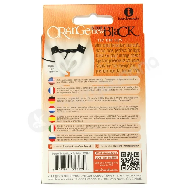 Orange Is The New Black Tie Me Ups Rope 5m