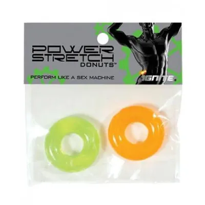 Power Stretch Donuts 2 Pack Orange and Green