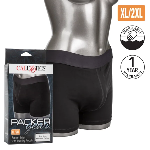 Packer Gear Boxer Brief With Packing Pouch Xl- 2xl