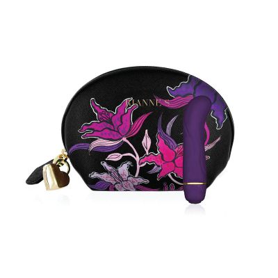 Mini G Silicone G Spot Vibrator with Flowered Bag by Rianne S