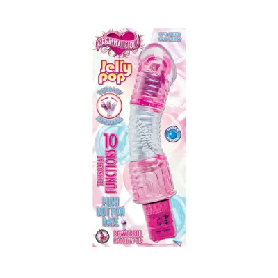 Orgasmalicious Jelly Pop Pink Vibrator