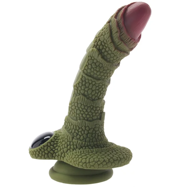 Creature Cocks - Swamp Monster Green Scaly Dildo