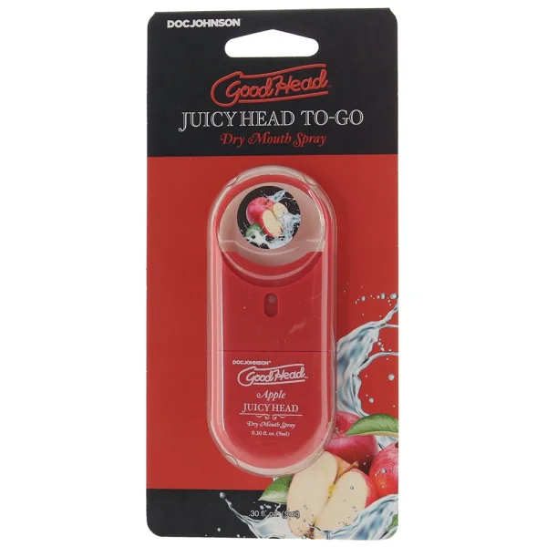 GoodHead Juicy Head Dry Mouth Spray To-Go .30 oz By Doc Johnson - Apple