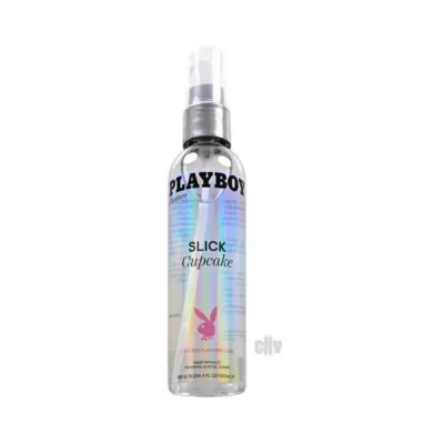 Lubricants Playboy Slick Flavored Water based Lubricant Cupcake 4 Oz
