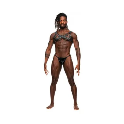 Male Power Men s Leather Virgo Black O s