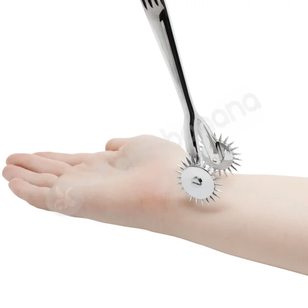 Sinister Steel Naughty Duo 2 Wheel Spiked Pleasure Pinwheel