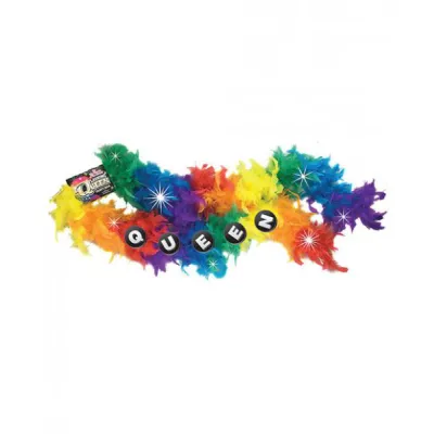 Queen Rainbow Flashing Boa