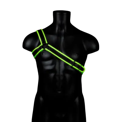 Gladiator Harness Small medium Glow in the Dark