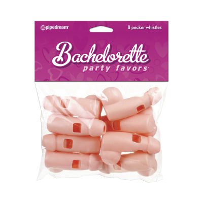 Bachelorette Party Favors Pecker Whistles 8pc