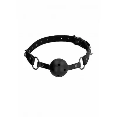 Ouch Skulls Bones Breatheable Ball Gag Black
