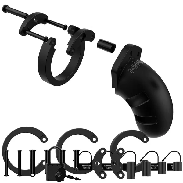 Mancage Model 20 - 3.5 Inches Chastity Silicone Cock Cage