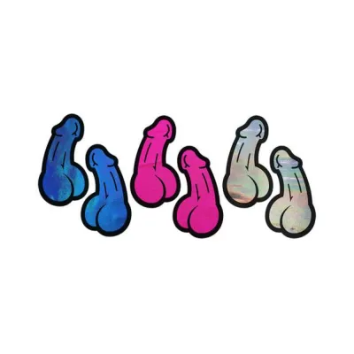 Pastease A Bag Of Dicks 3 pack Of Penis Pasties For Nipples Skin