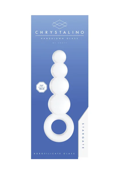 Spectrum Nubby Textured Glass Dildo