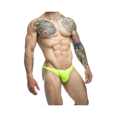 Men s Clothing Malebasics Justin Simon Classic Tanga Neon Green Xl