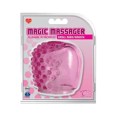 Tlc Magic Massager Pleasure Attachment Small Nubs smooth Pink