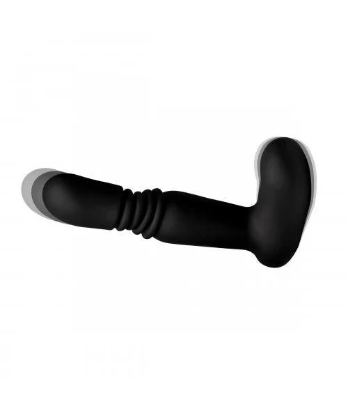 Silicone Thrusting Anal Plug With Remote Control Black — image 6 of 8