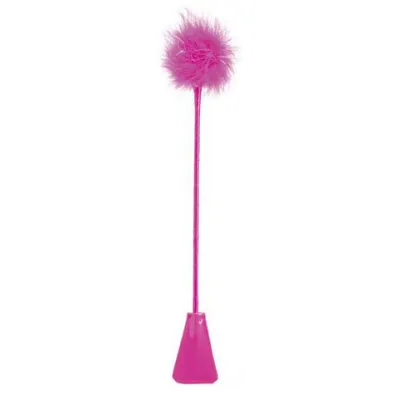Fetish Fantasy Feather Crop Pink