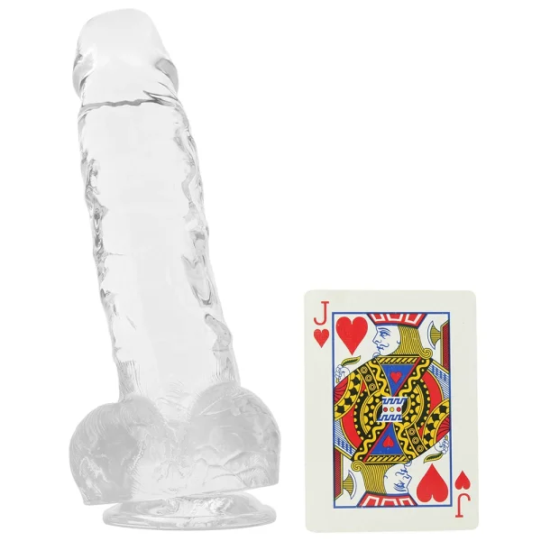 King Cock Clear 7'' Cock with Balls