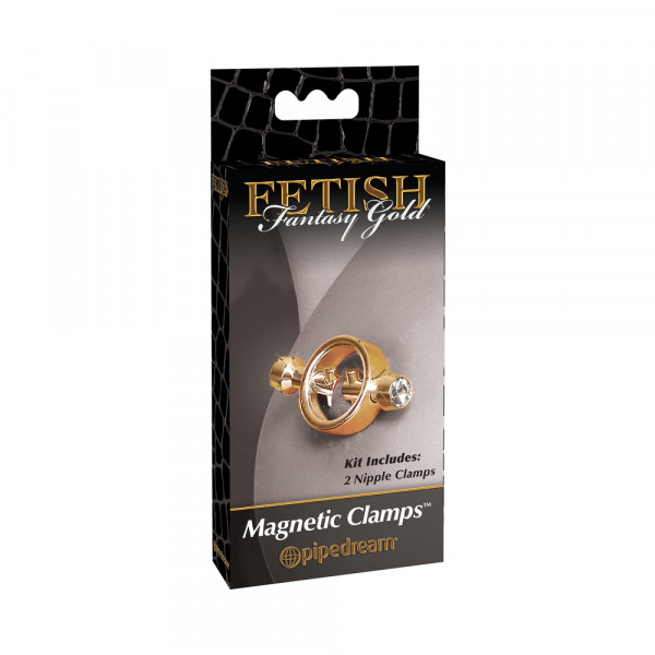 Fetish Fantasy Gold Magnetic Nipple Clamps — image 9 of 16